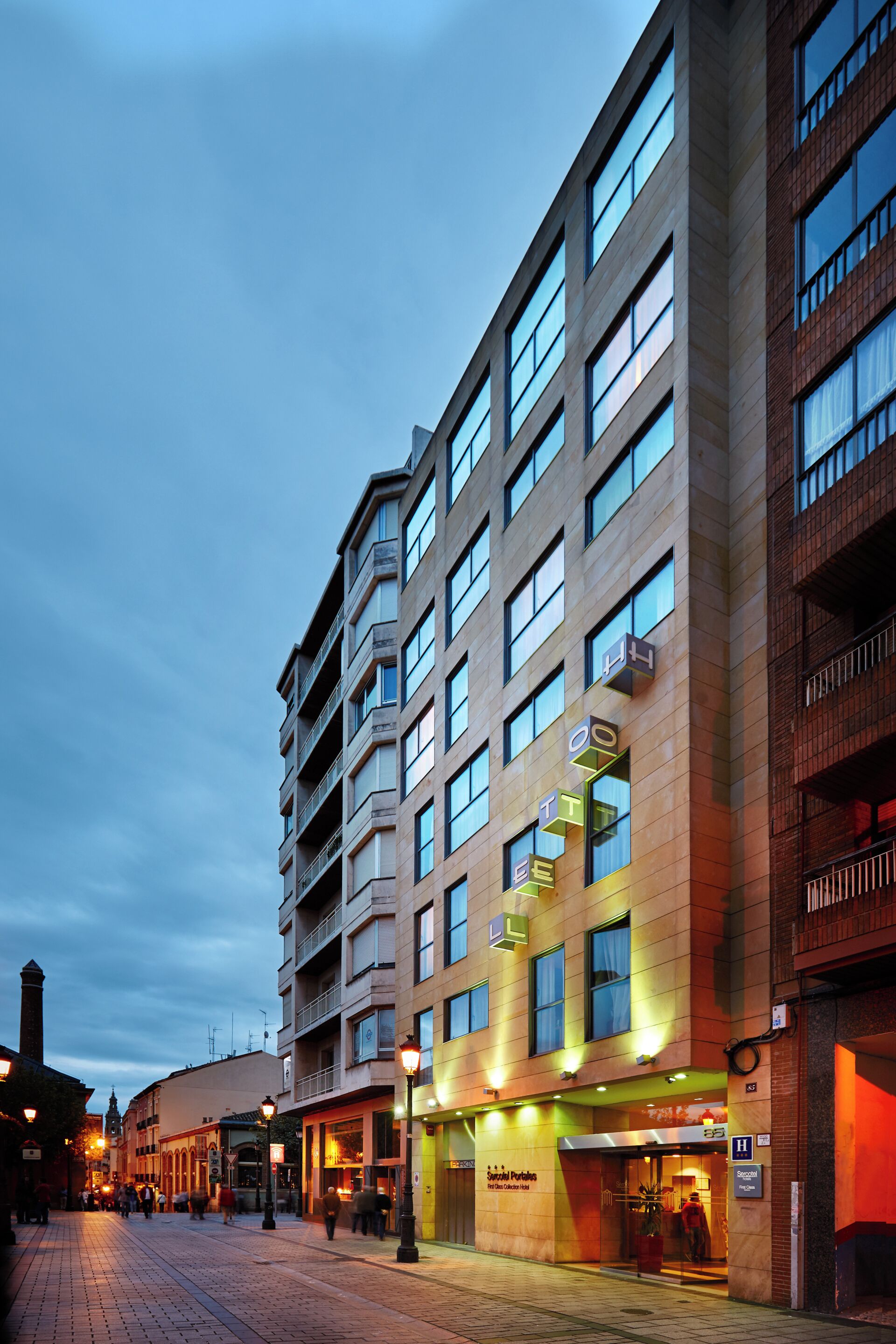 front of property – evening/night