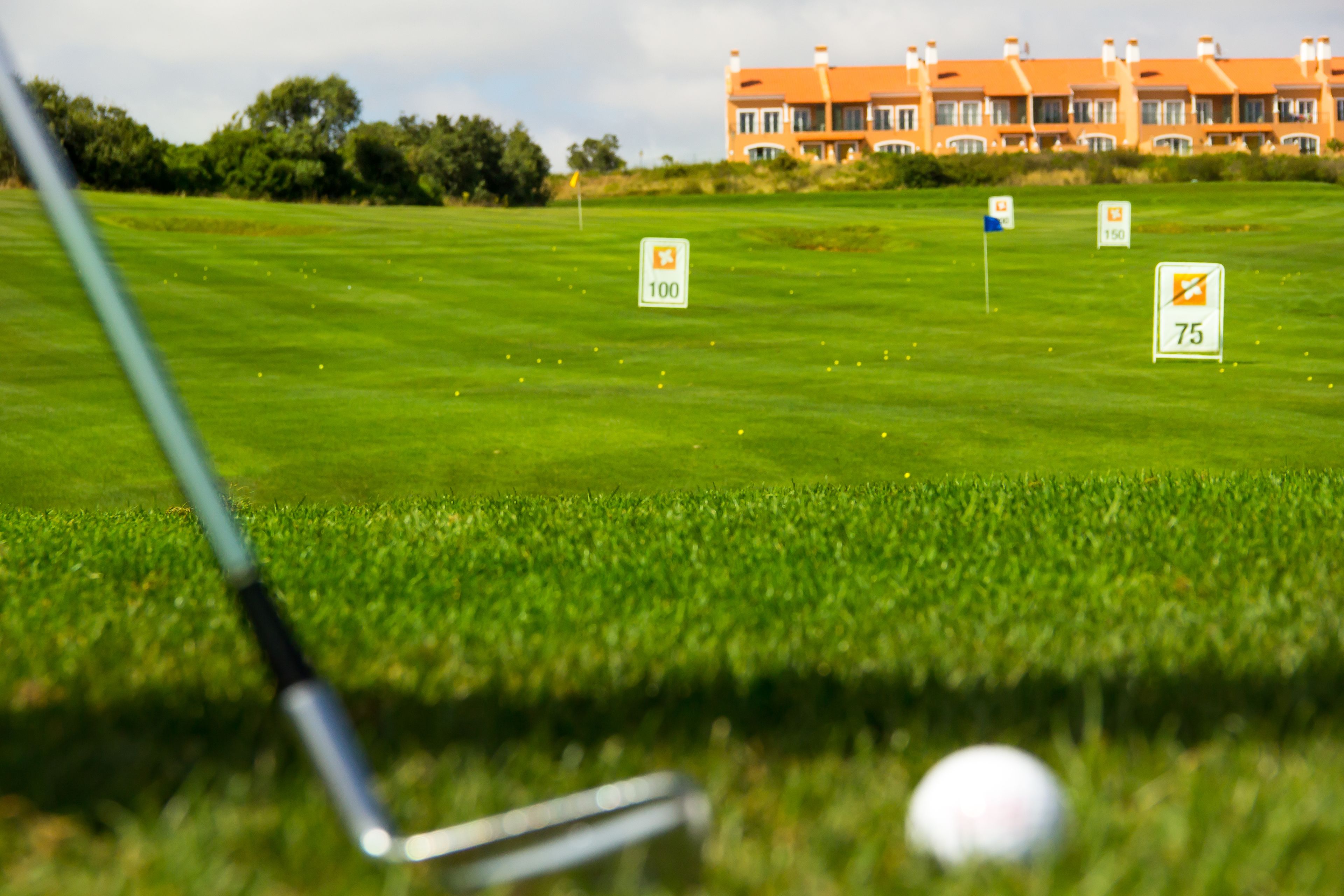 Utsikt mot golfbane