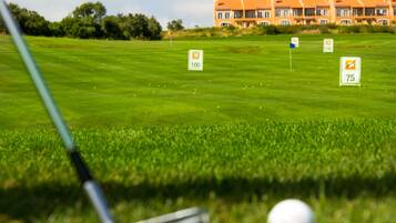 Utsikt mot golfbane