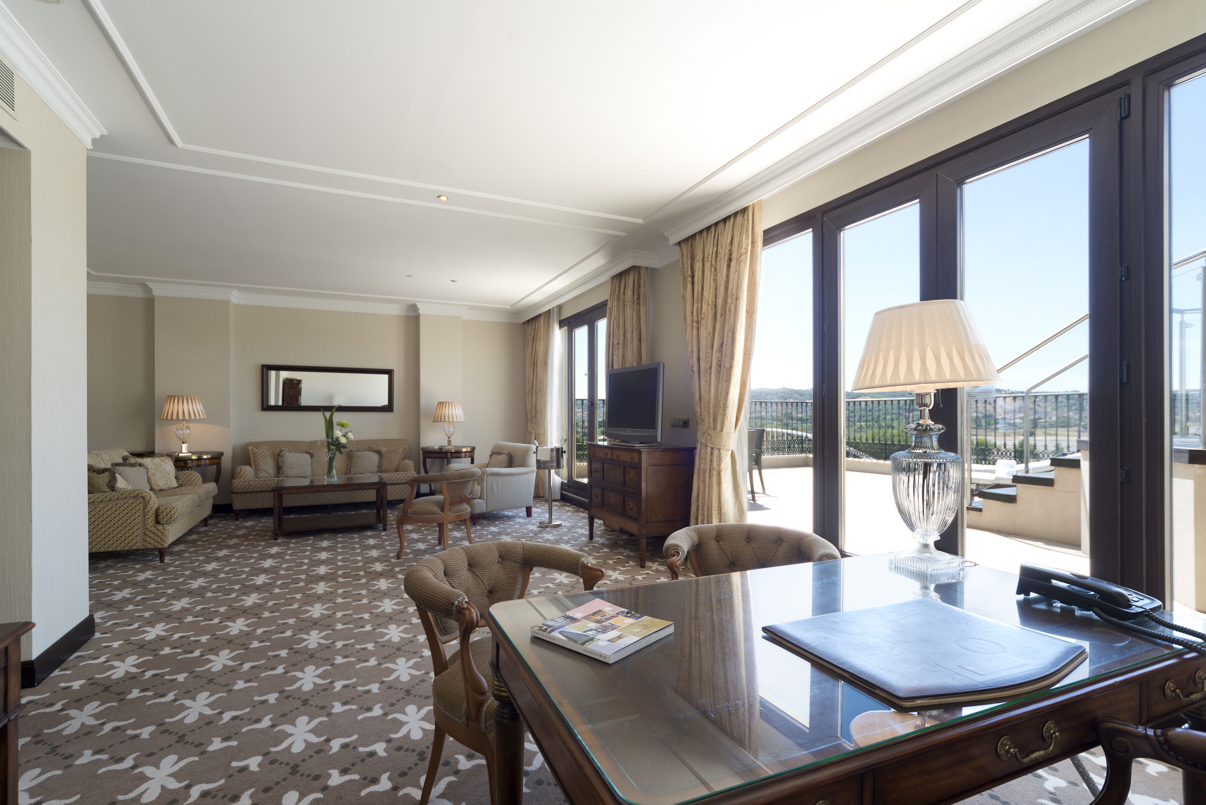 junior suite | minibar, in-room safe, desk, laptop workspace