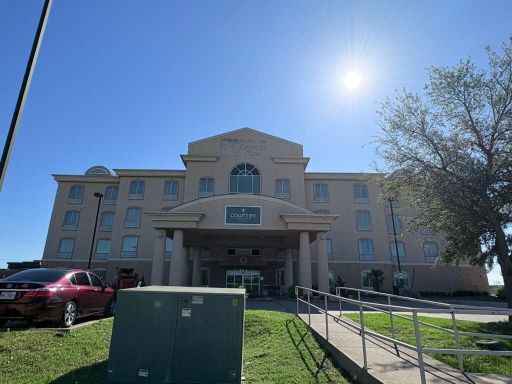 Front of property – evening/night