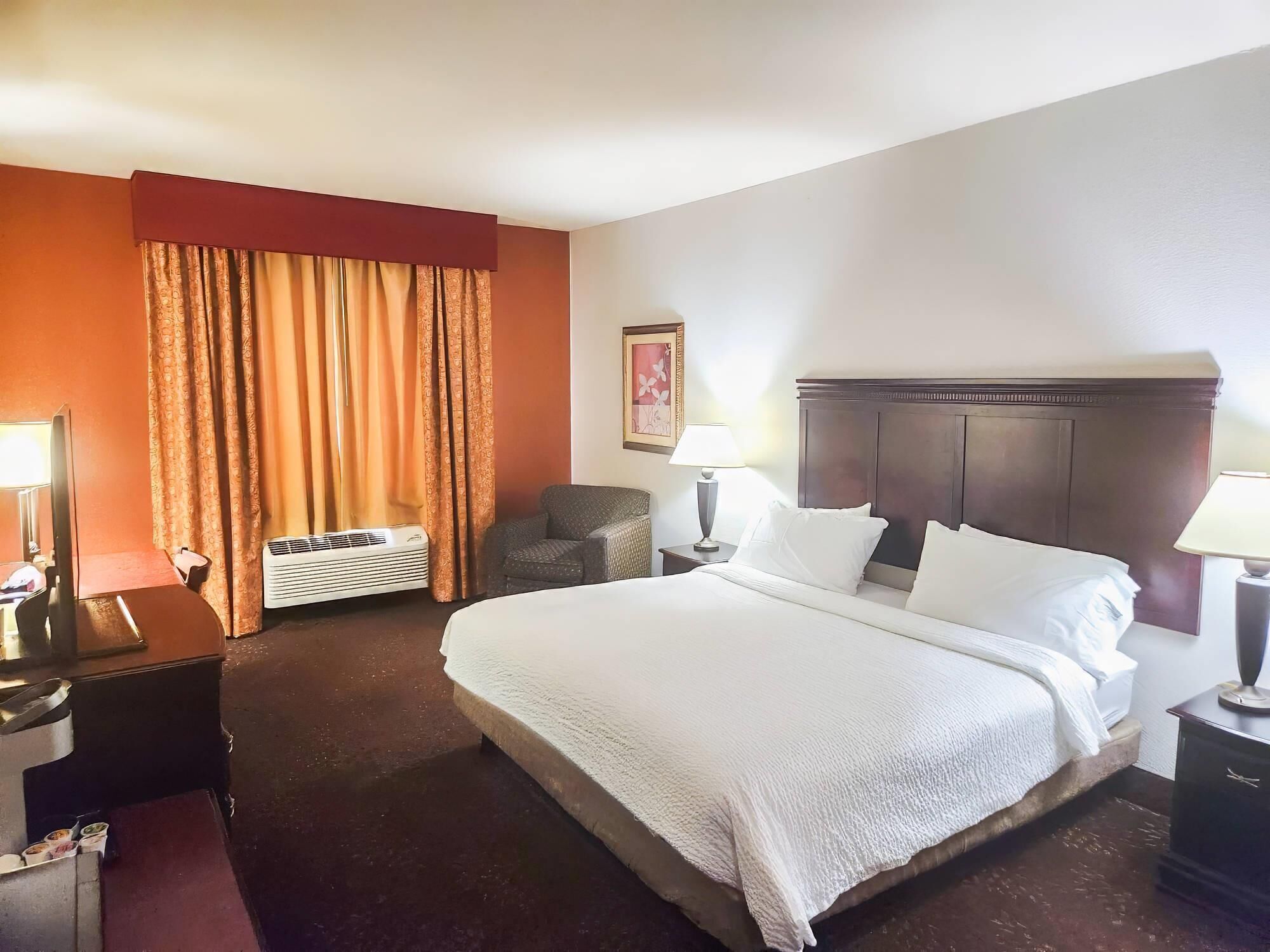 In-room safe, desk, iron/ironing board, free cribs/infant beds