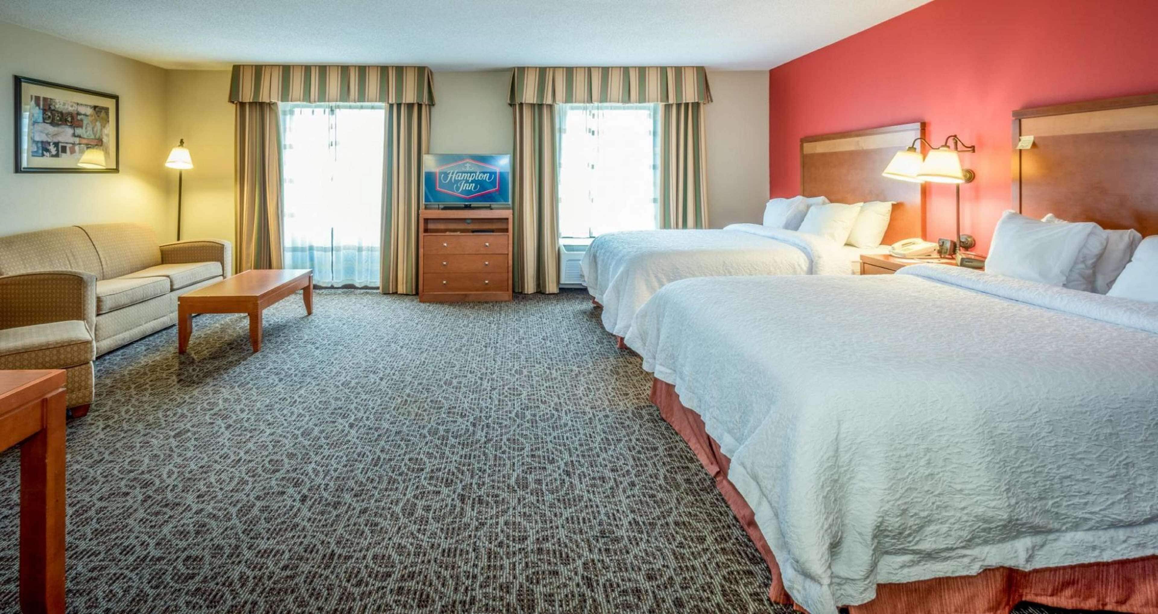 room, 2 queen beds, non smoking | blackout curtains, iron/ironing board, free cots/infant beds, free wifi