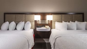 Standard Room, 2 Queen Beds, Non Smoking | Egyptian cotton sheets, premium bedding, pillowtop beds, in-room safe