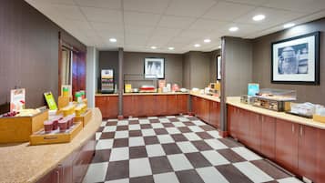 Free daily buffet breakfast