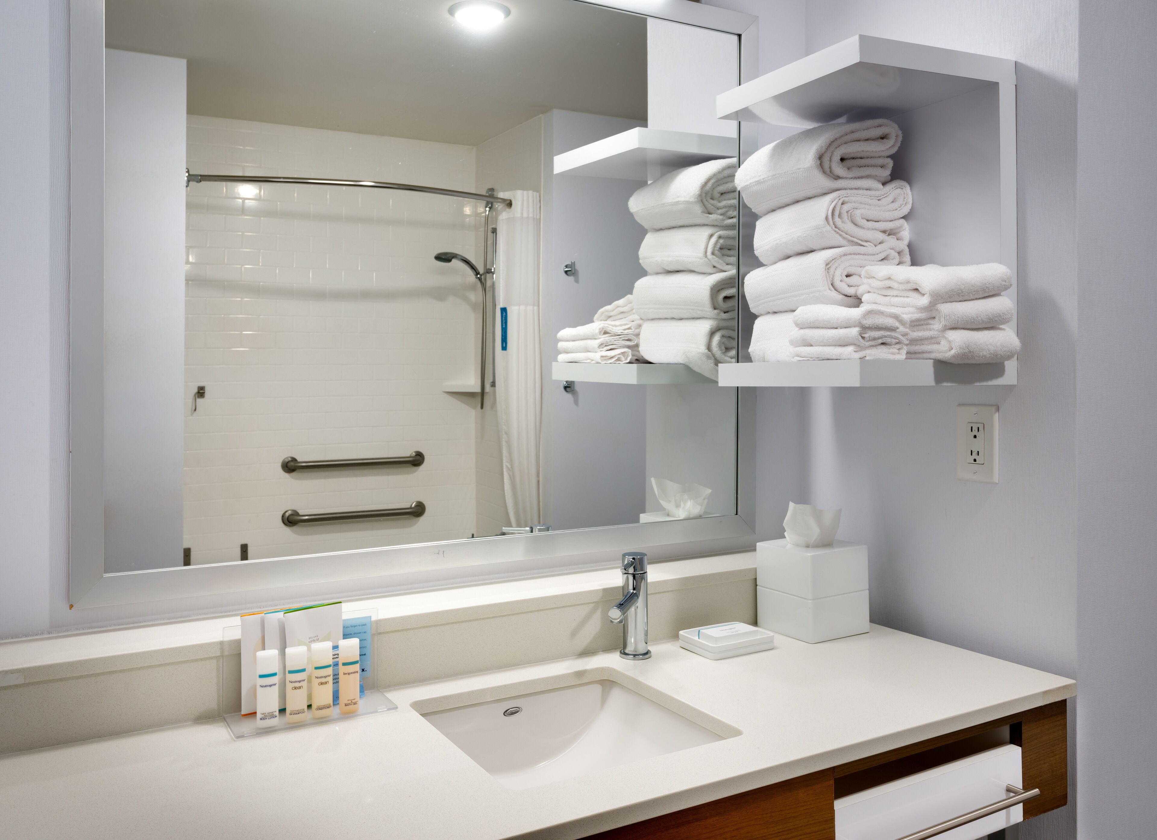 free toiletries, hair dryer, towels, soap