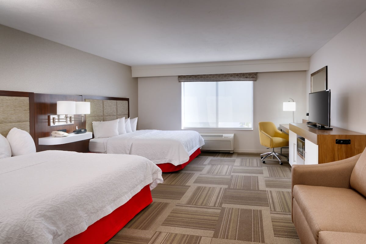 Room, 2 Queen Beds, Accessible, Non Smoking | Egyptian cotton sheets, premium bedding, pillowtop beds, in-room safe