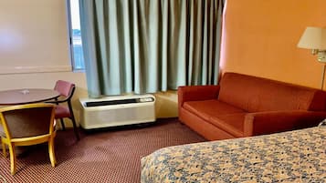 Room, 1 King Bed, Accessible, Smoking | 1 bedroom, desk, iron/ironing board, free WiFi