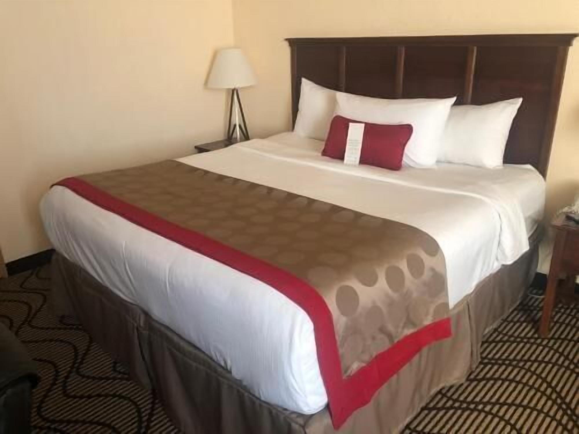 Ropa de cama de alta calidad y caja de seguridad en la habitación 