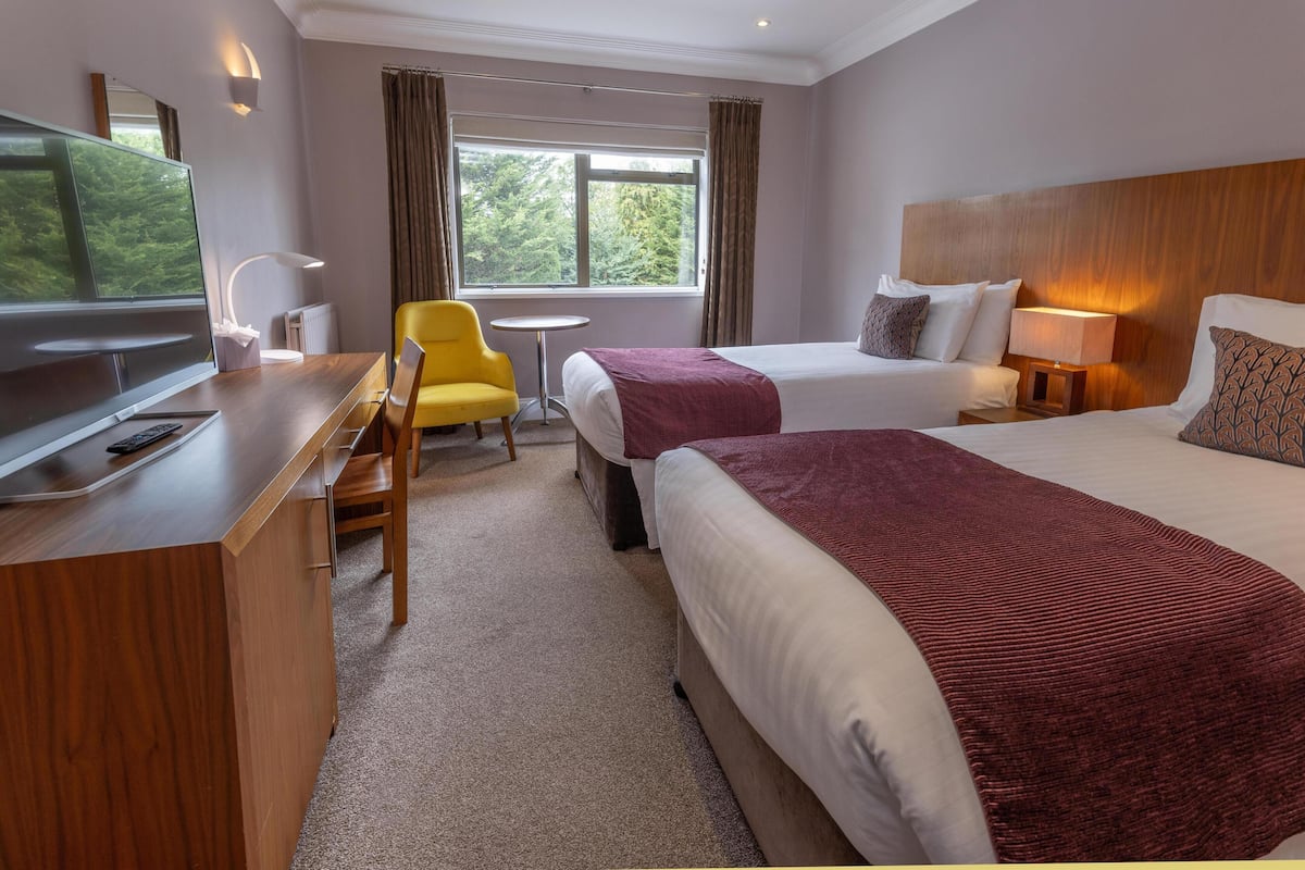 Standard Room, 2 Twin Beds, Accessible, Non Smoking (Walk-in Shower) | Premium bedding, in-room safe, desk, blackout drapes
