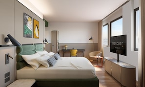Premium bedding, down duvets, in-room safe, individually decorated