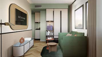 Executive Room, 1 King Bed with Sofa bed | Premium bedding, down duvets, in-room safe, individually decorated