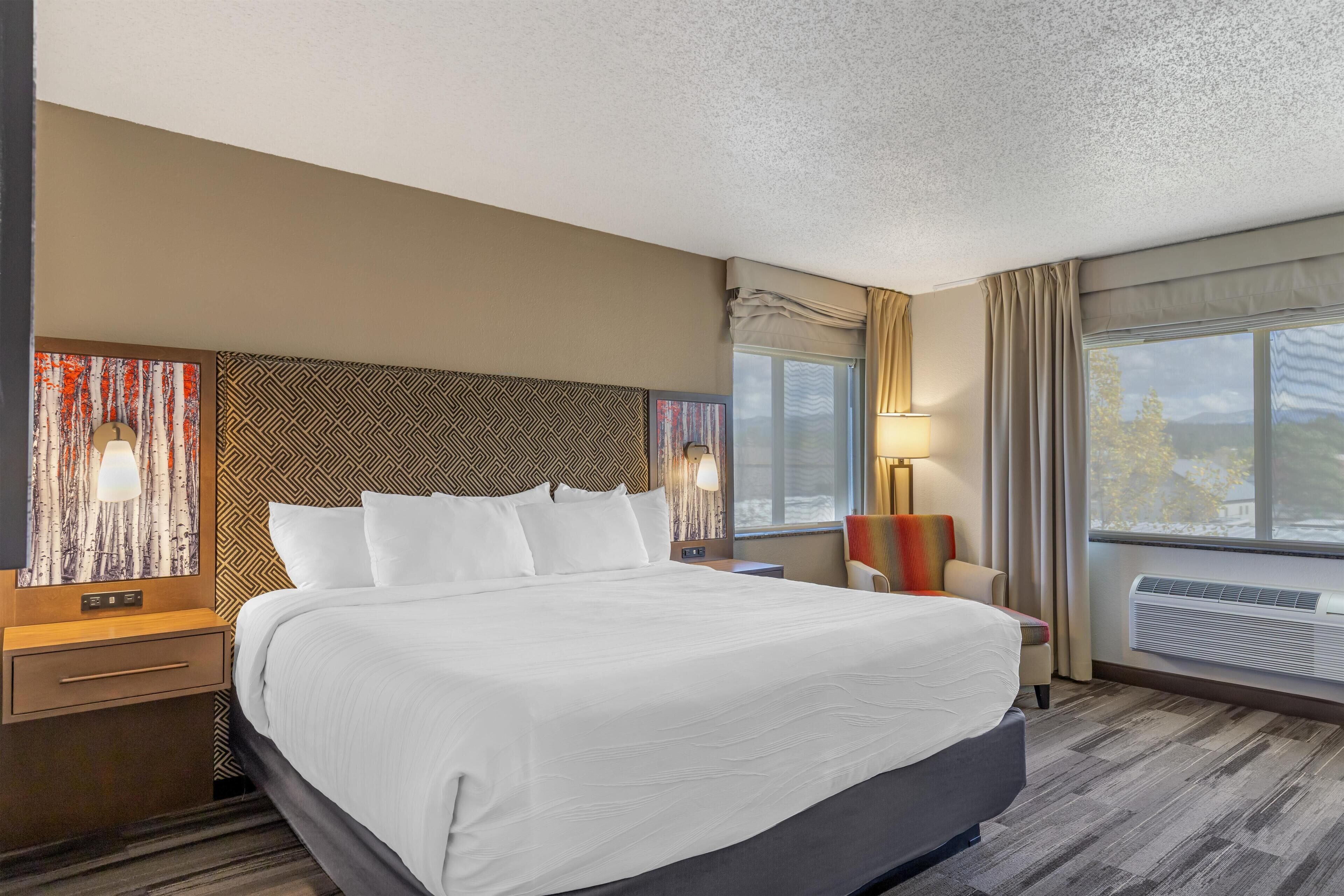 Standard Room, 1 King Bed, Non Smoking, Refrigerator & Microwave | Individually decorated, individually furnished, desk, laptop workspace