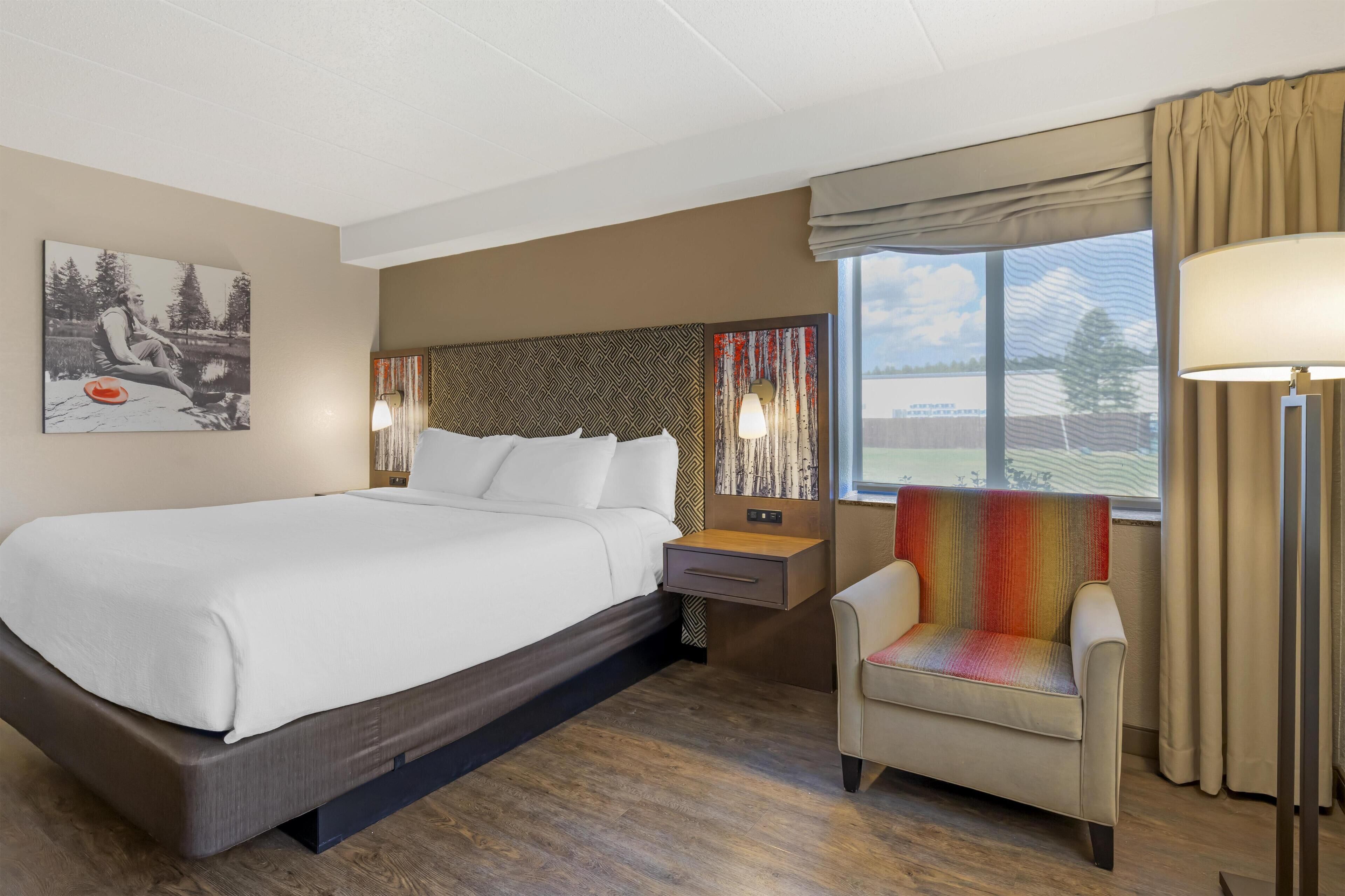 Standard Room, 1 King Bed, Non Smoking, Refrigerator & Microwave (Pet Friendly) | Individually decorated, individually furnished, desk, laptop workspace