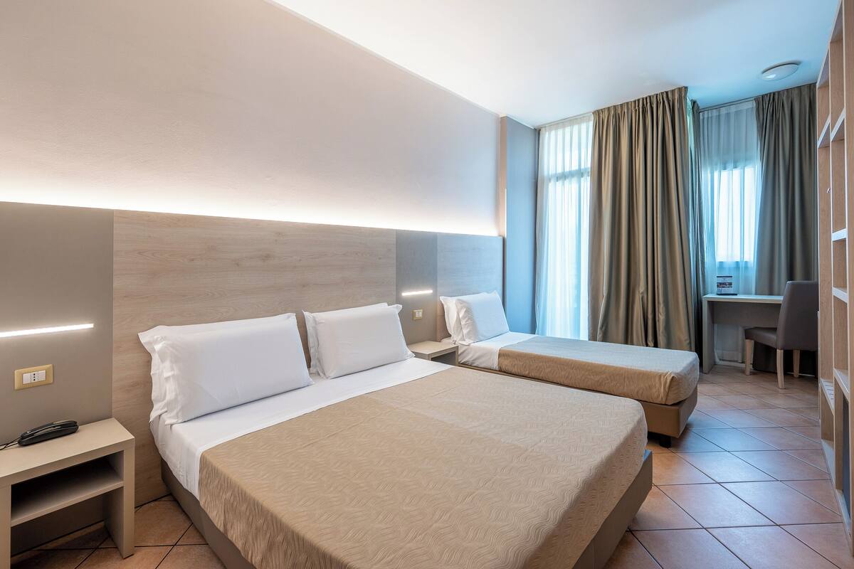 Triple Room, Tower | Down comforters, minibar, in-room safe, desk