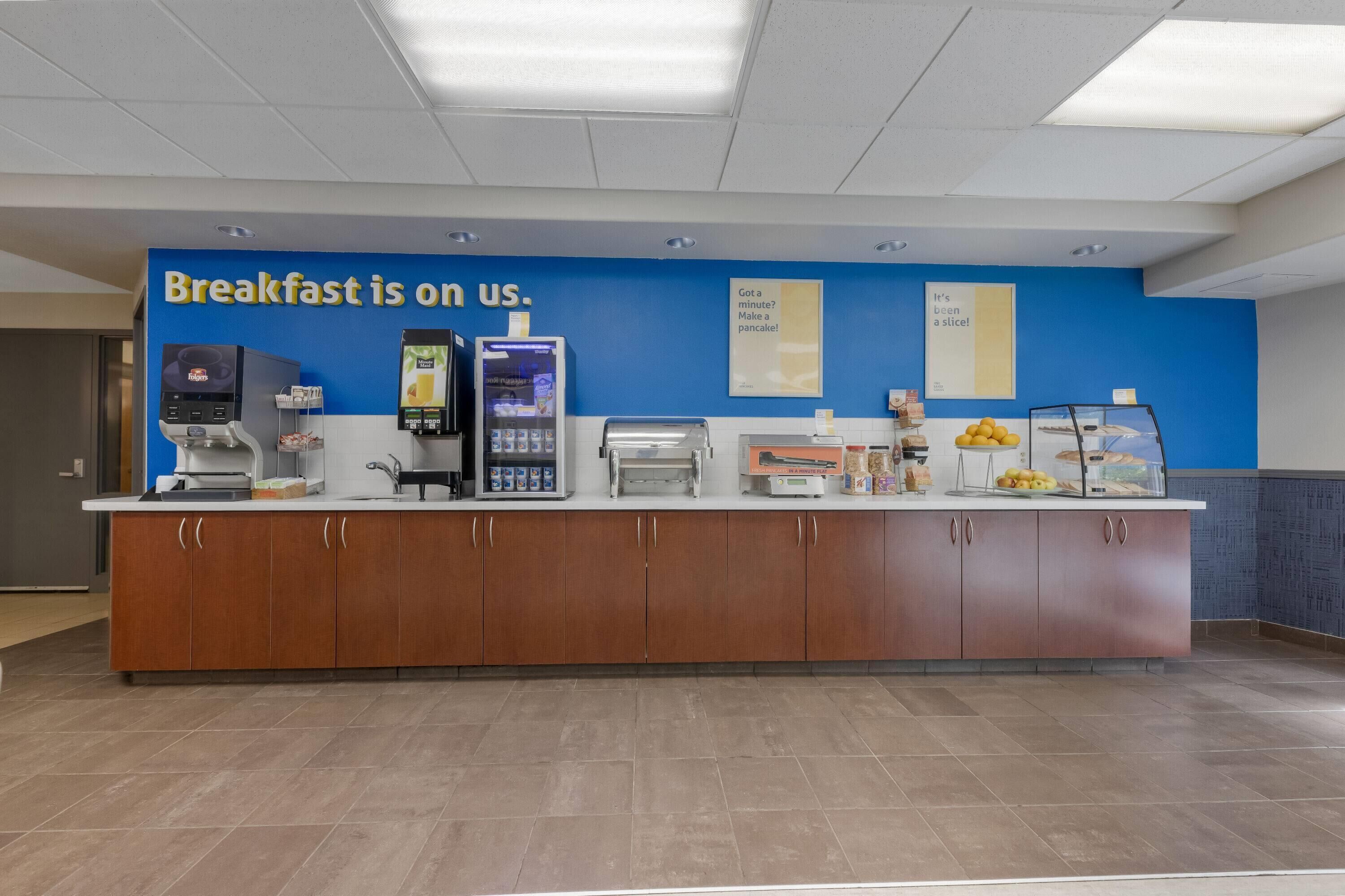 Déjeuner continental gratuit tous les jours