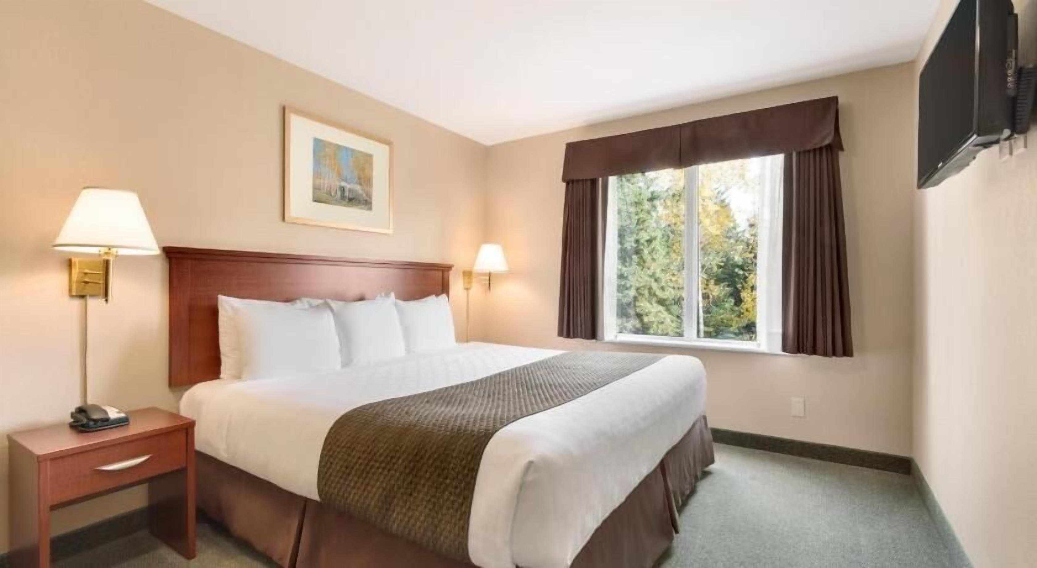 Blackout curtains, iron/ironing board, rollaway beds, Internet
