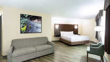 Suite, 1 King Bed with Sofa bed, Non Smoking | Desk, blackout curtains, iron/ironing board, free cots/infant beds