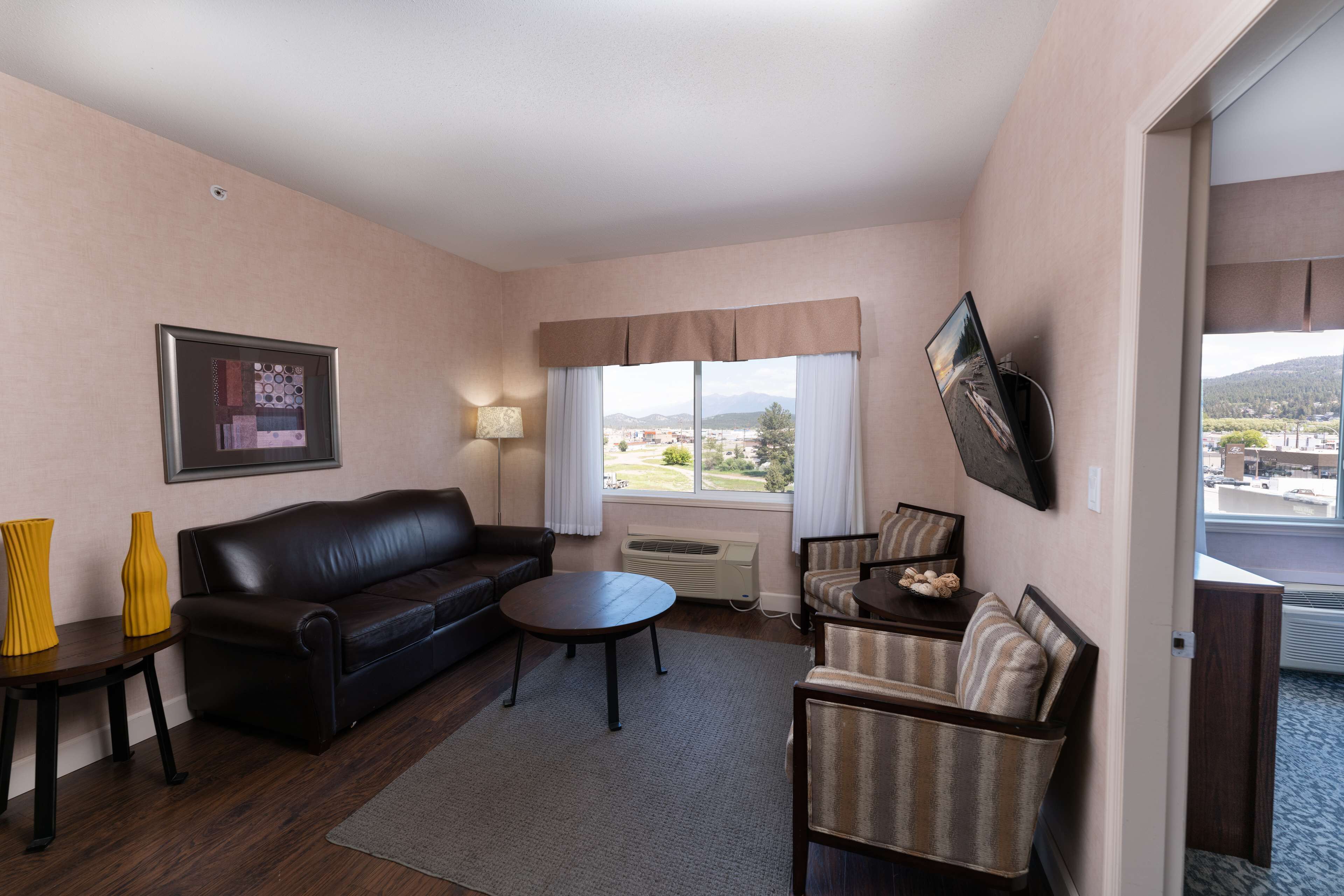 executive suite, 1 king bed, non smoking (with sofabed, full kitchen) | 1 bedroom, desk, iron/ironing board, cots/infant beds