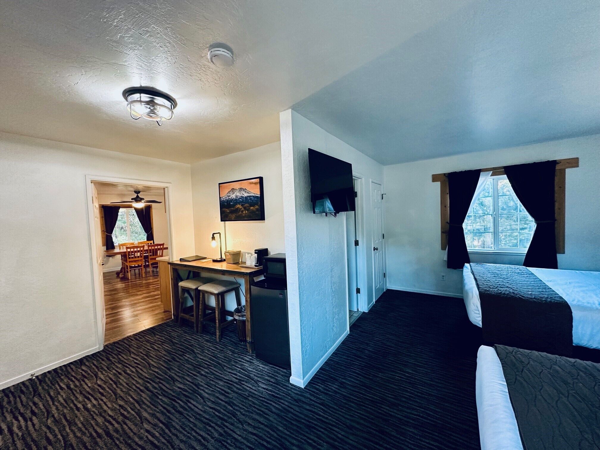 studio suite | individually decorated, blackout curtains, free wifi, bed sheets