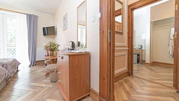 Studio trzyosobowe typu standard | 2 svefnherbergi, rúmföt af bestu gerð, rúm með memory foam dýnum