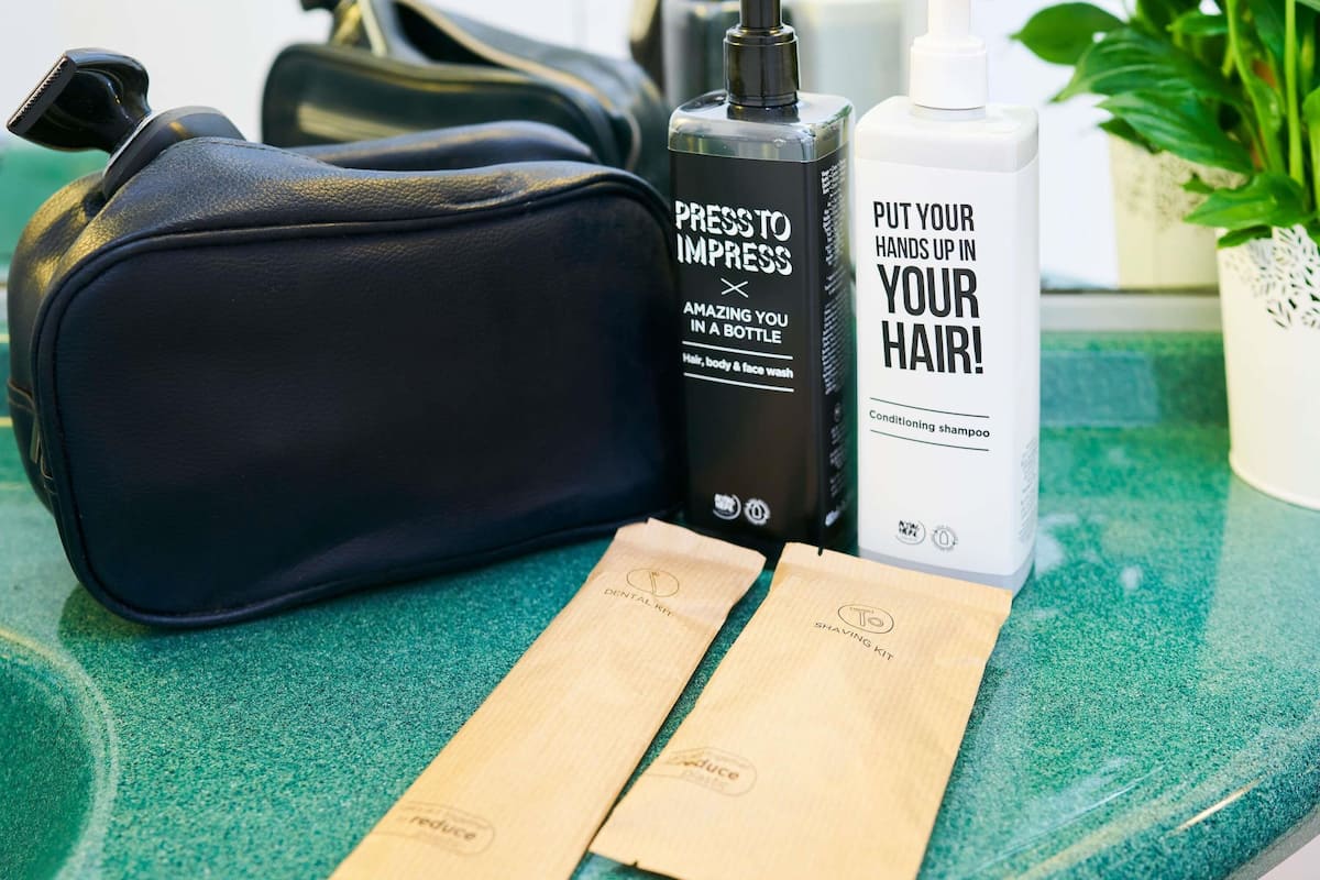 premium double room, 1 double bed | in-room safe, desk, soundproofing, iron/ironing board