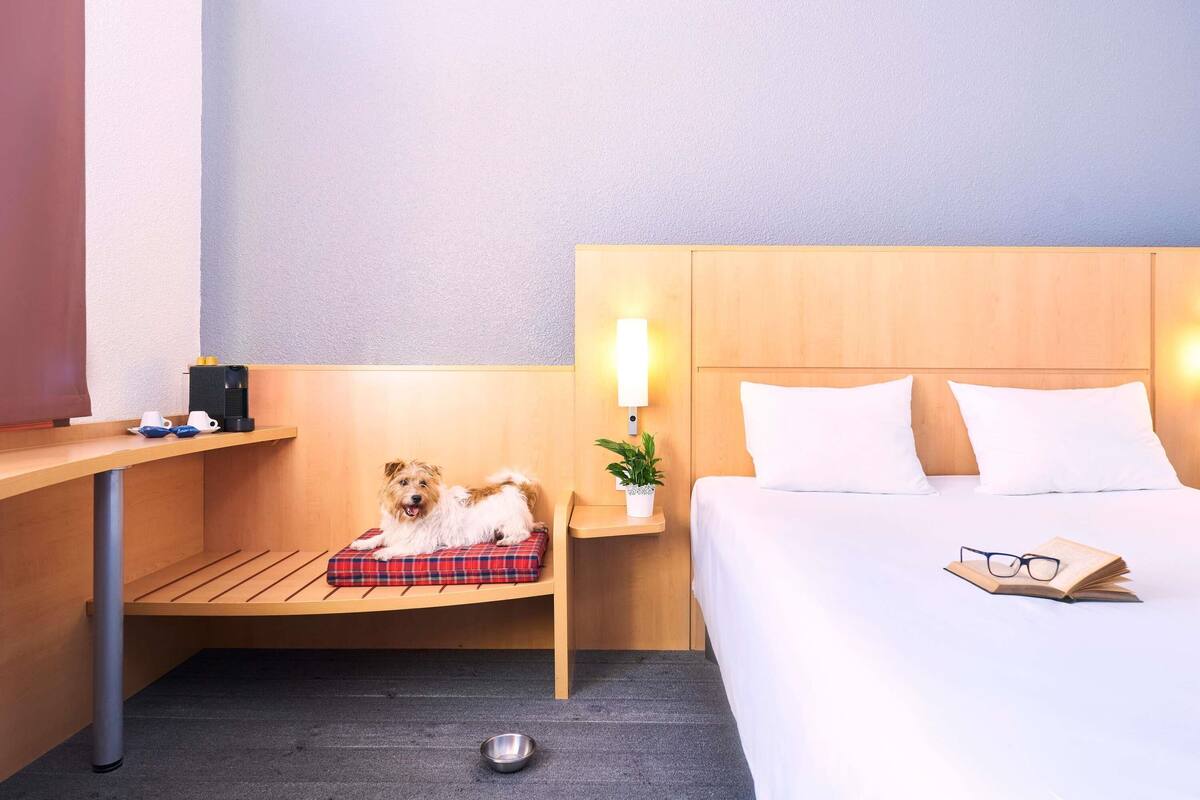 In-room safe, desk, soundproofing, iron/ironing board (on request)