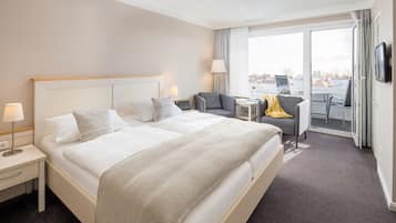 Doppelzimmer, Balkon | Zimmersafe, kostenloses WLAN, Bettwäsche