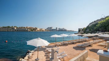 Private beach
