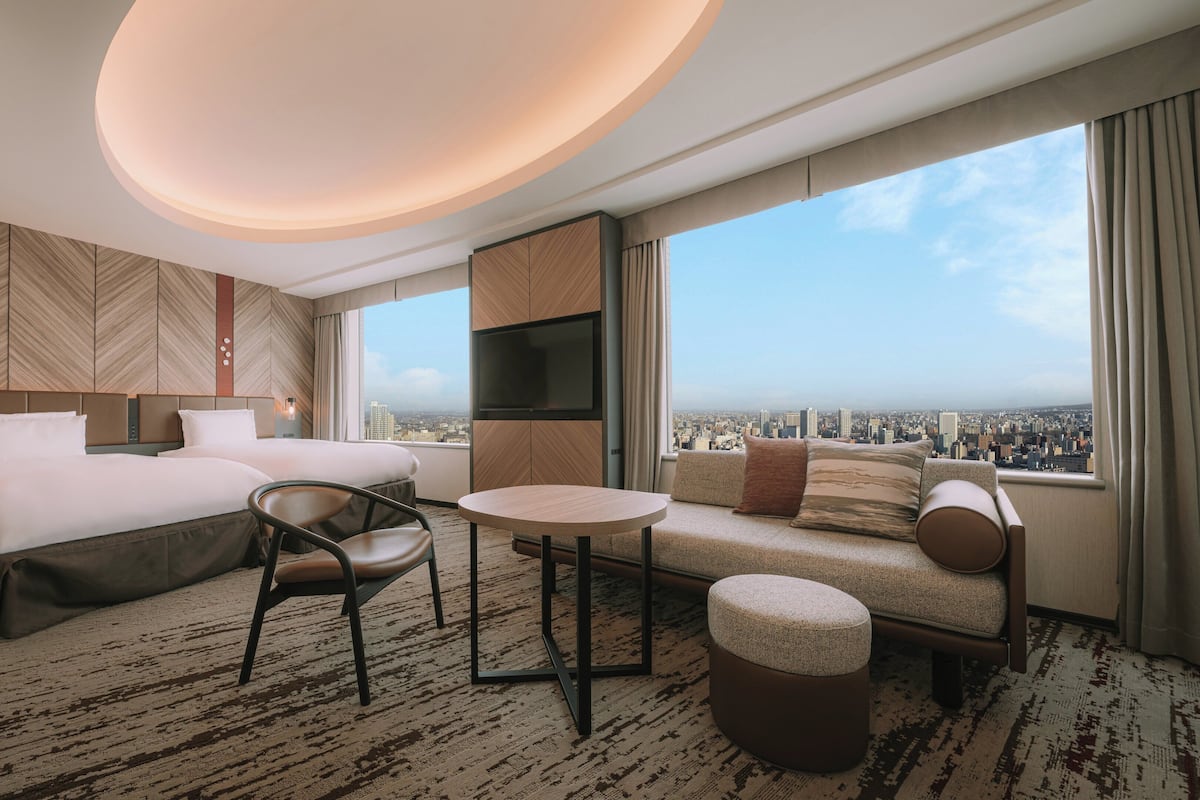 休閒雙床房, 非吸煙房 (Lounge access,22F and above, 42sqm) | 房內夾萬、書桌、遮光窗簾/窗簾、免費 Wi-Fi