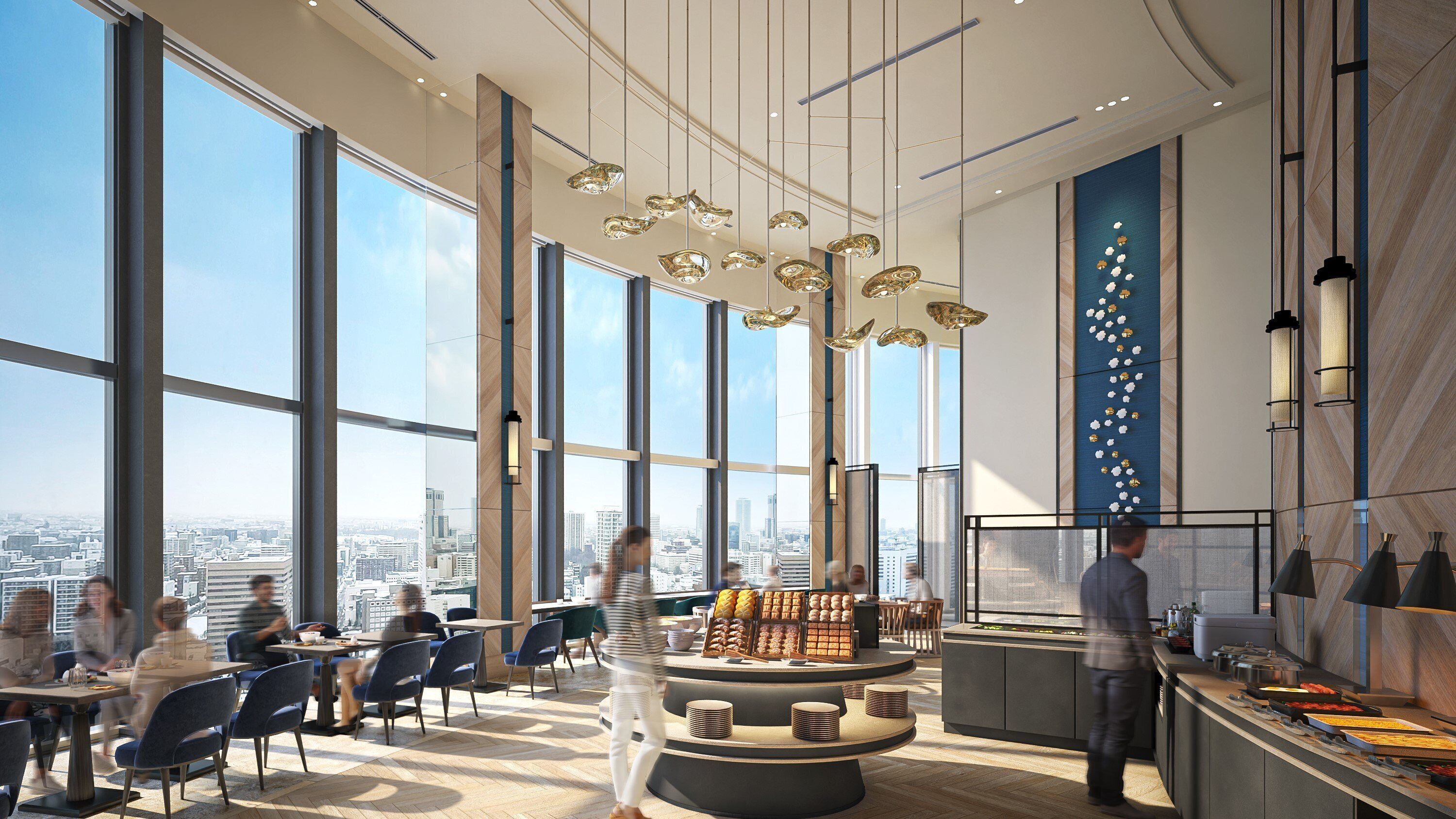 Fourth Room*Twin + sofa bed Club Lounge access included (22nd floor and above, 42sqm), Non Smoking | In-room safe, desk, blackout curtains, free WiFi