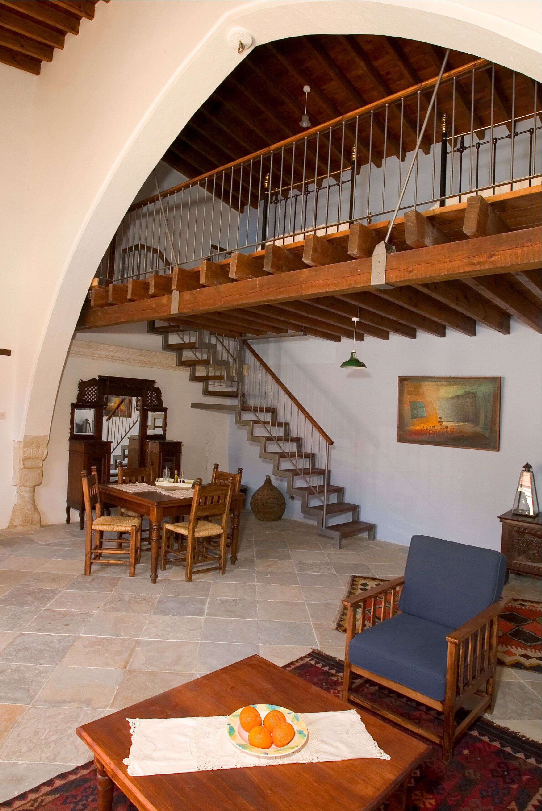 Apartment, 1 Bedroom | Living area | Fireplace