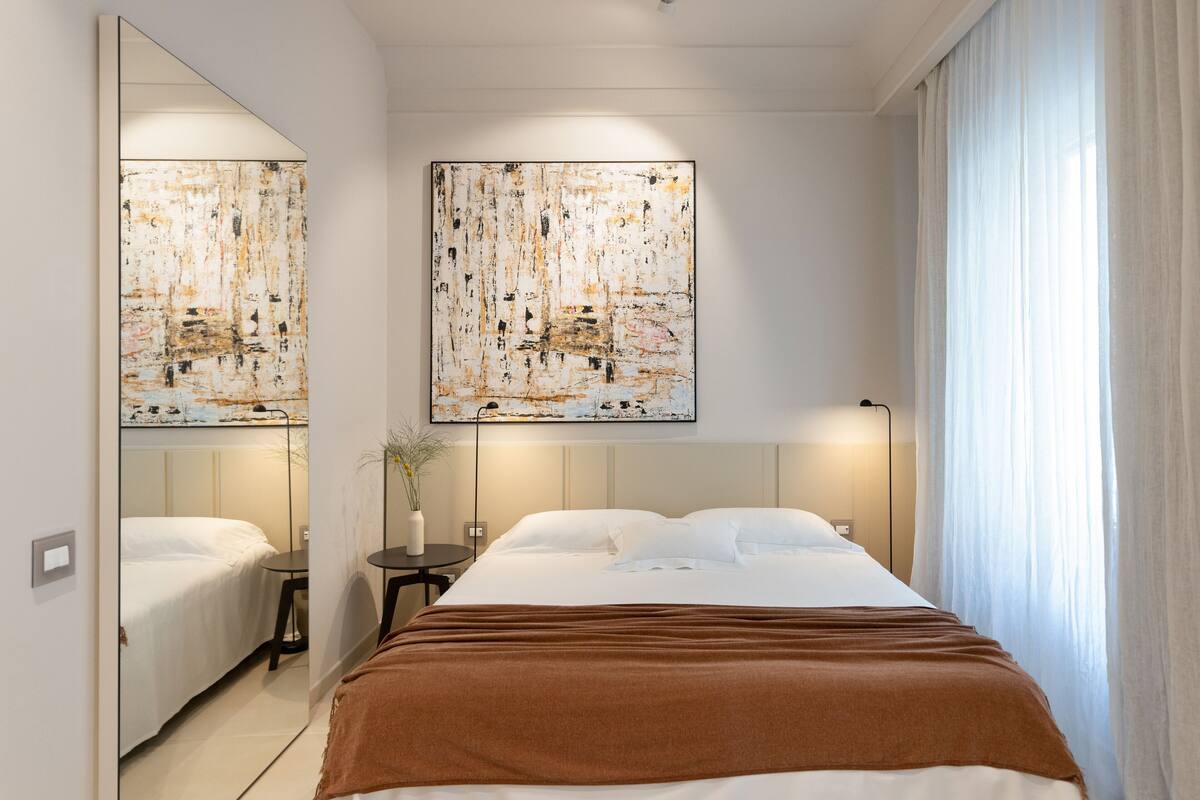 doppia superior con balcone, vista centro storico | 1 bedroom, premium bedding, minibar, in-room safe