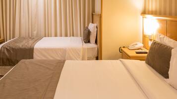 Minibar, in-room safe, desk, blackout curtains