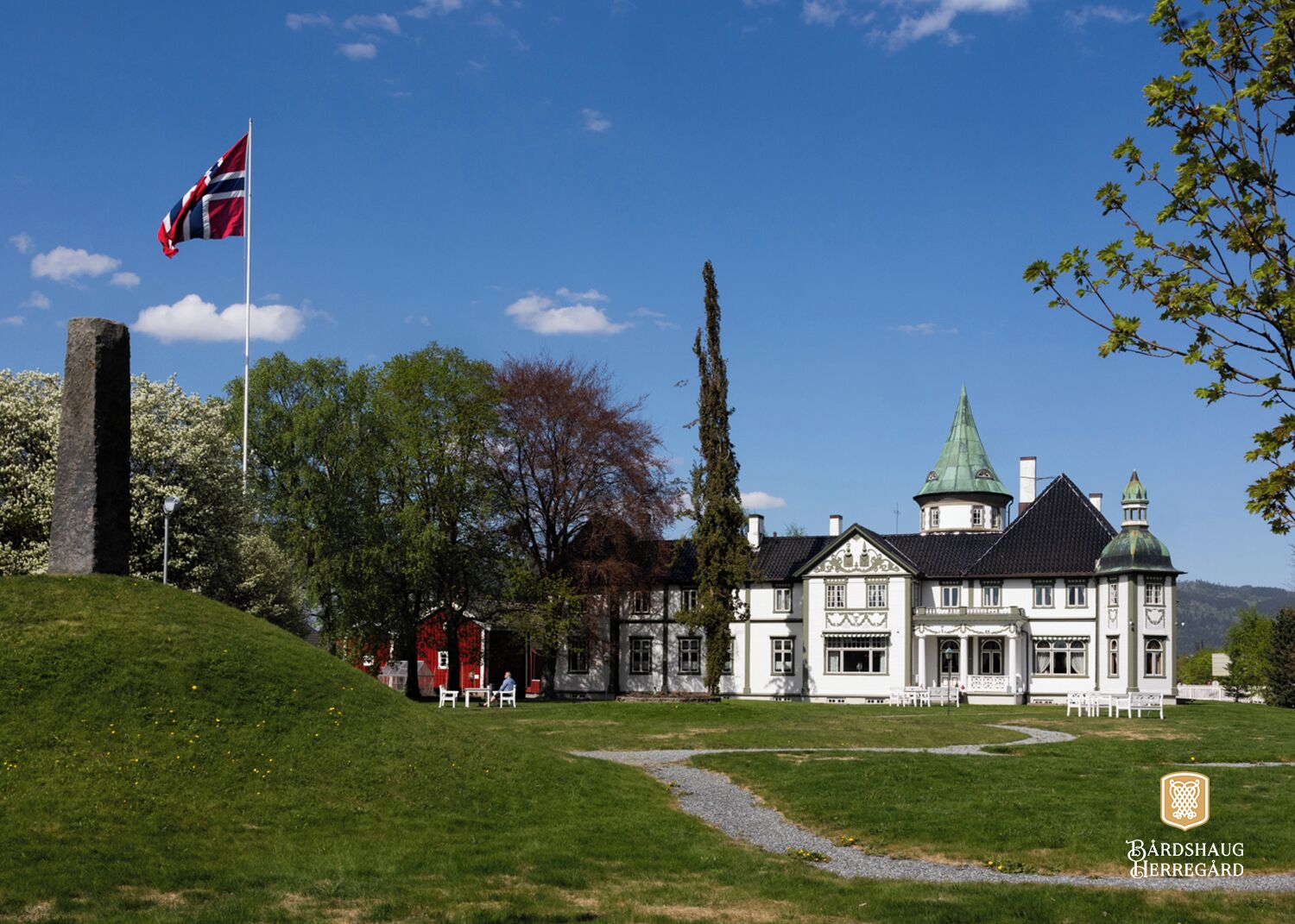 outdoor wedding area