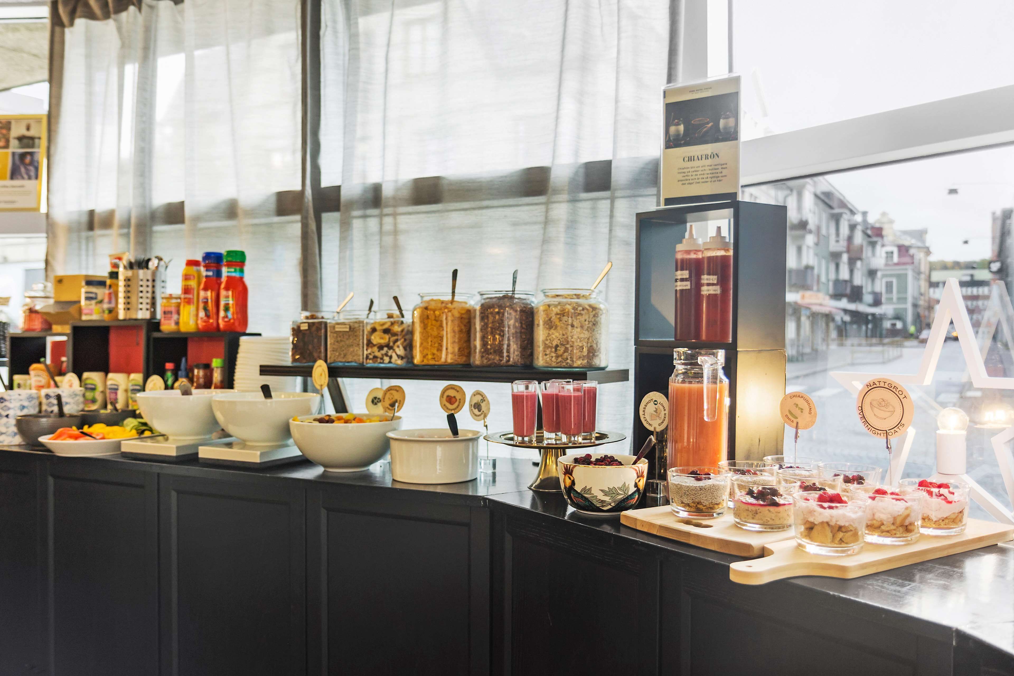 Frokostbuffé er inkludert