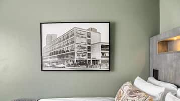 Economy dubbelrum | Skrivbord, strykjÀrn/strykbrÀda, gratis wi-fi och sÀngklÀder