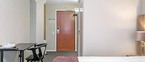 Desk, iron/ironing board, free WiFi, bed sheets