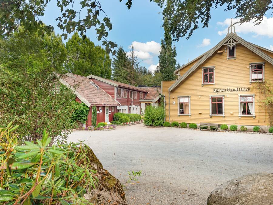 Façana frontal de l'allotjament
