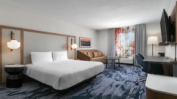 Premium bedding, pillowtop beds, individually furnished, desk