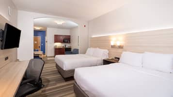 Standard Room, 2 Queen Beds | Premium bedding, pillow-top beds, in-room safe, iron/ironing board