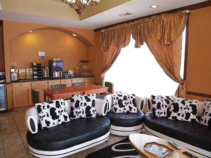 Sitteområde i lobbyen