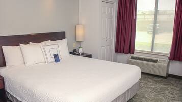 Seprai antialergi, brankas, meja kerja, dan ruang kerja ramah laptop