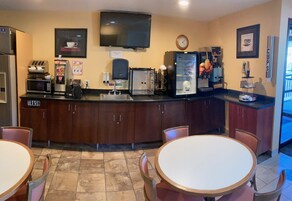 Free daily on-the-go breakfast