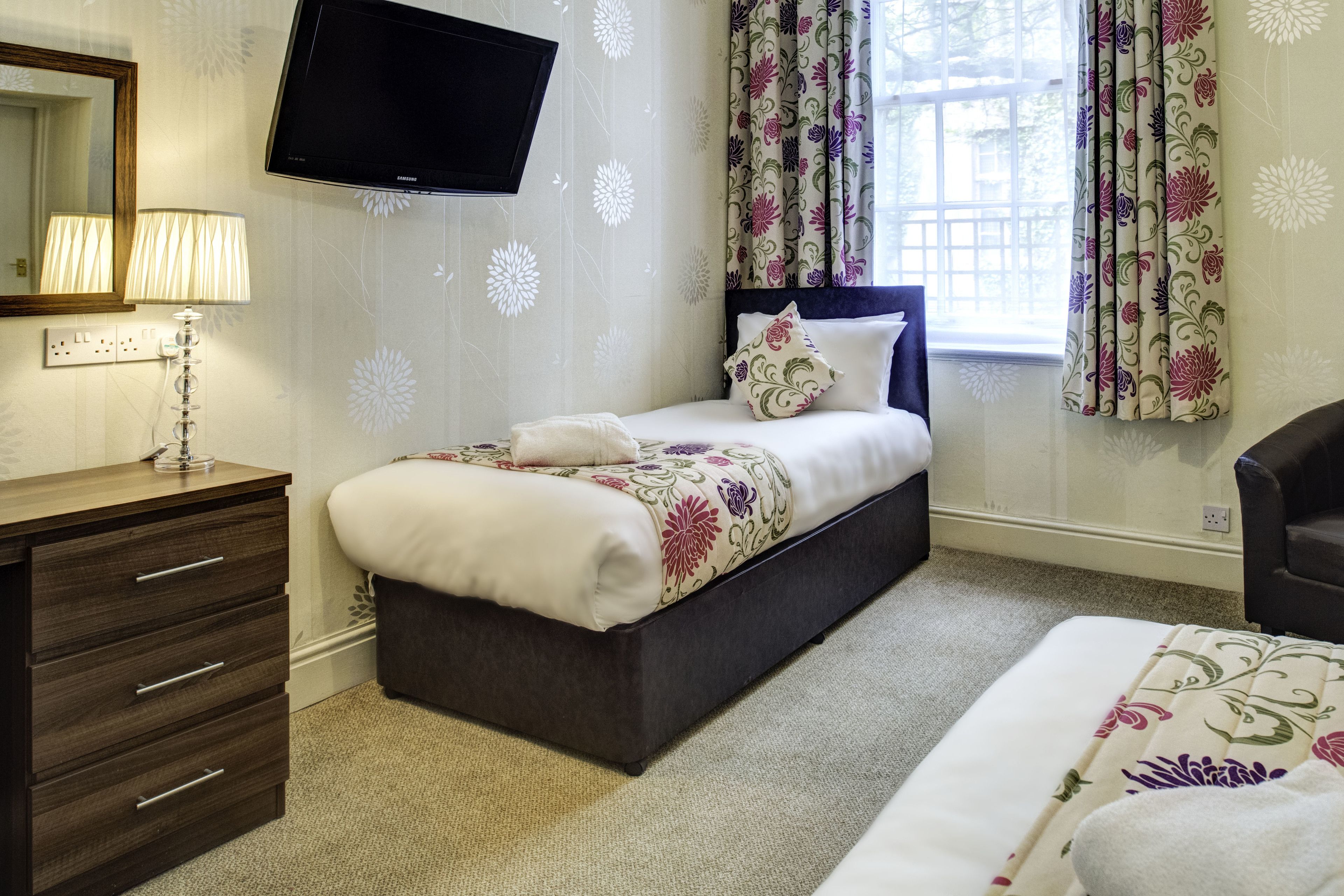 individually decorated, individually furnished, desk, iron/ironing board