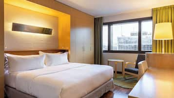Premium bedding, minibar, in-room safe, soundproofing