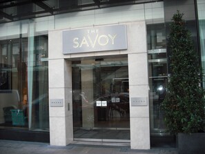 Welcome to The Savoy, where a beautiful entrance sets the tone for a memorable stay.