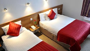 Iron/ironing board, cots/infant beds