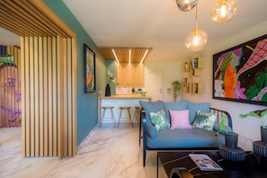 Premium Suite, Non Smoking | Living area | 42-inch flat-screen TV with cable channels, TV - Hotel La Pagerie (Trois-Ilets)