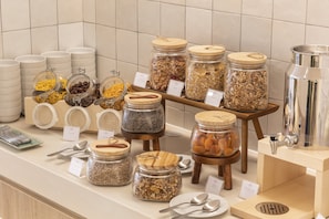 Daily buffet breakfast (EUR 20 per person)